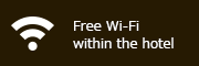 Free Wi-Fi within the hotel