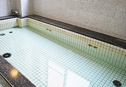 Equipped with large communal baths