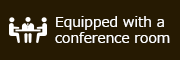Equipped with a conference room